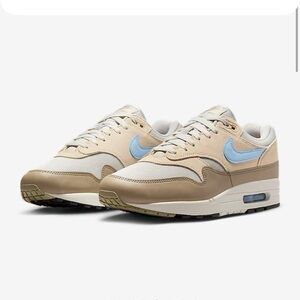 Nike Air Max 1 Essentials Beige and Blue